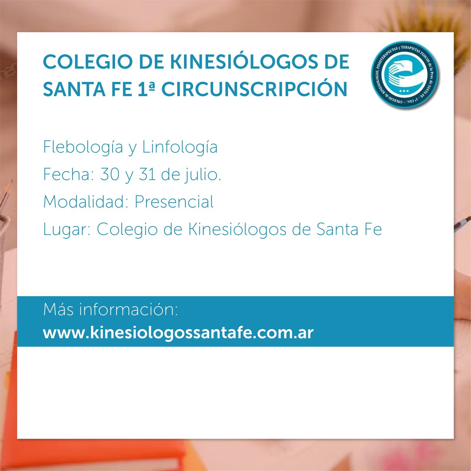 Formación: Colegio de Kinesiólogos de Santa Fe