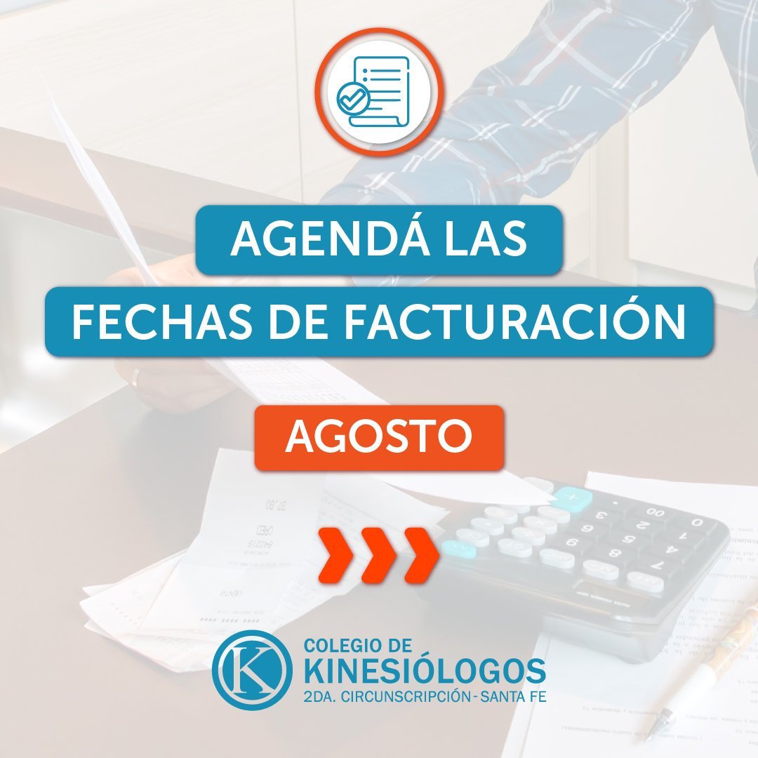 Entrega de facturación Agosto