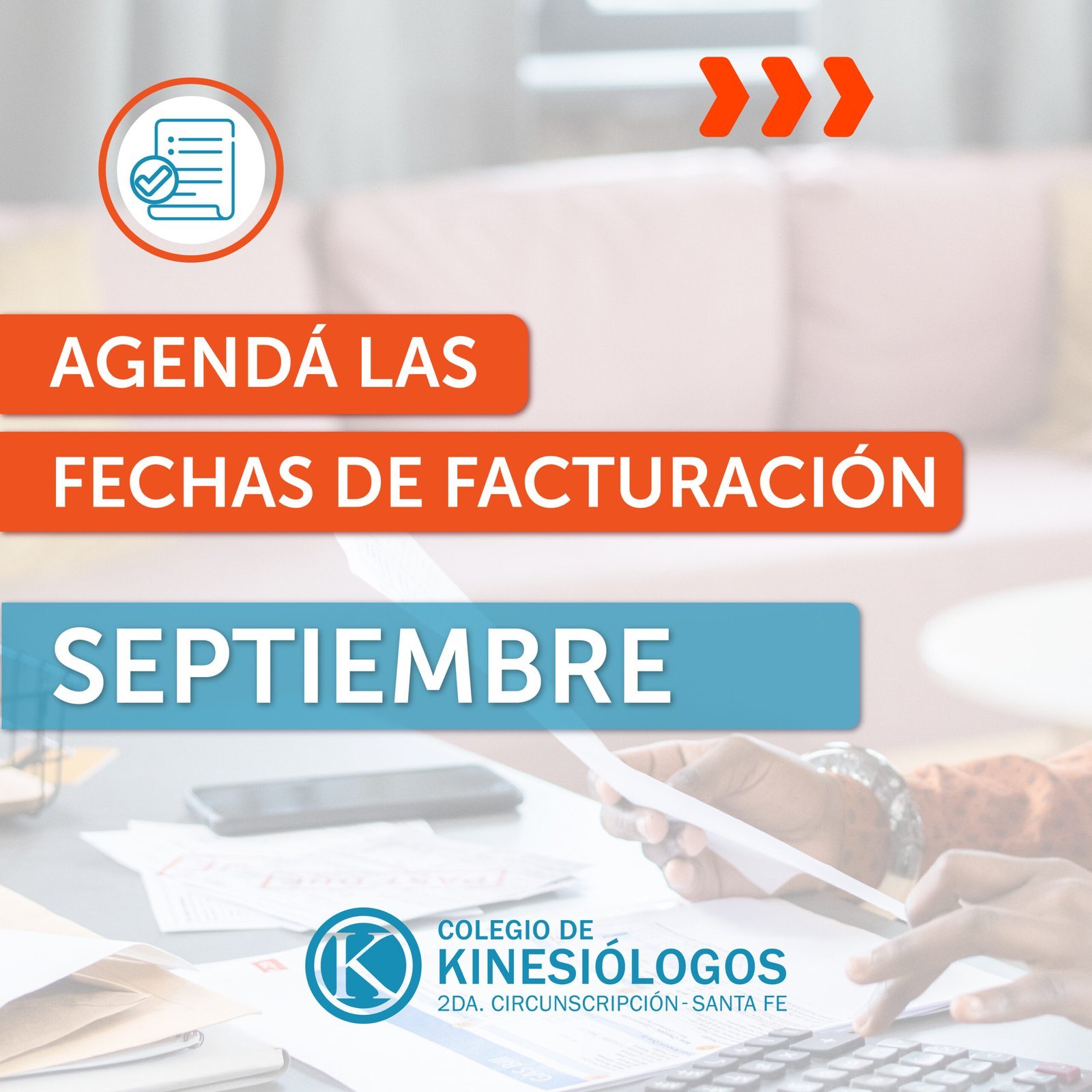 Entrega de facturación Septiembre