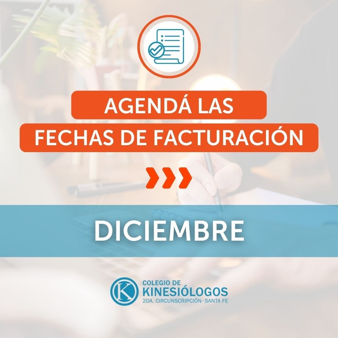 Entrega de facturación Diciembre