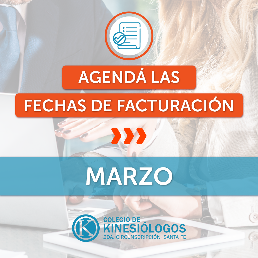Entrega de facturación Marzo