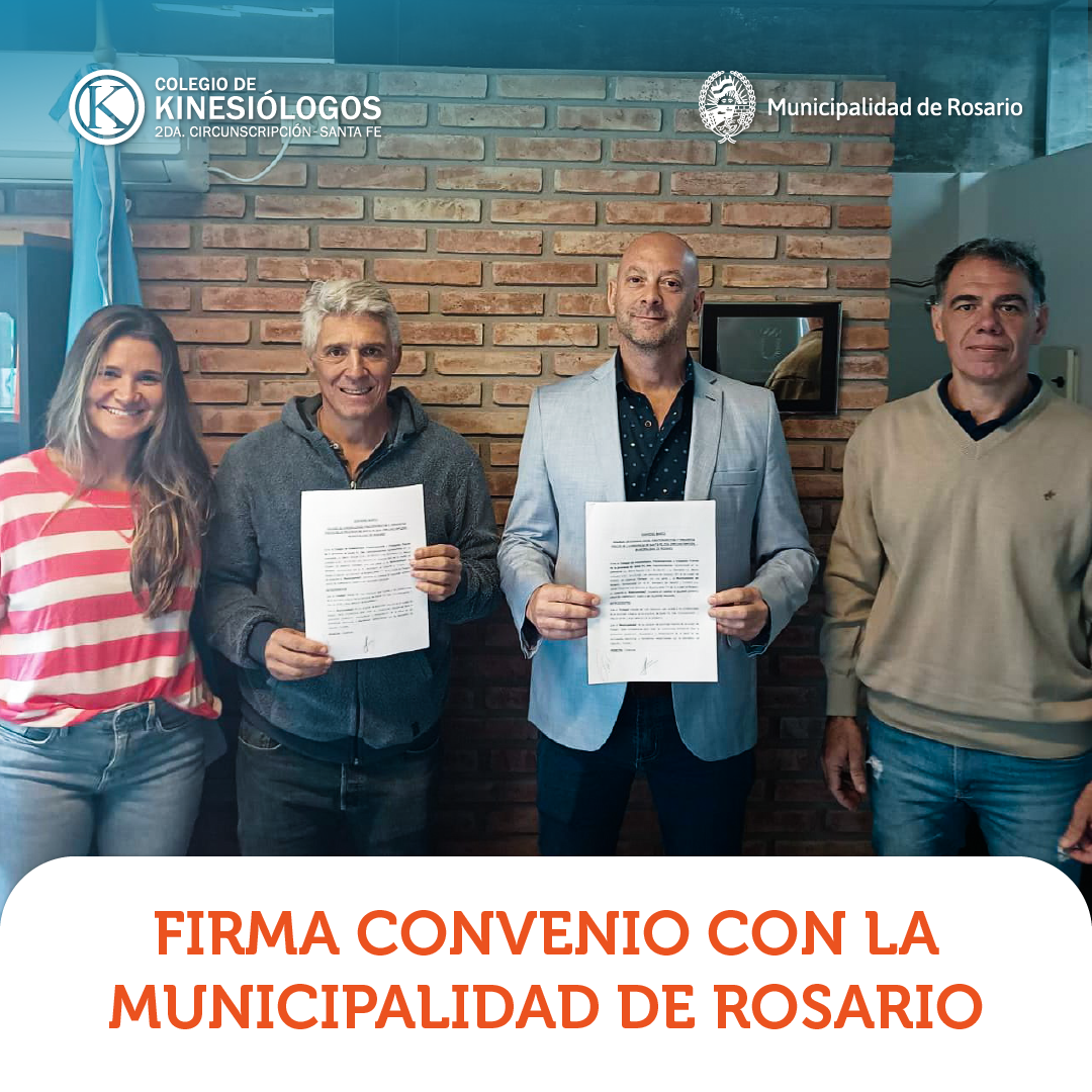 Convenio Marco de colaboración con la Secretaría de Deporte y Turismo de la Municipalidad de Rosario