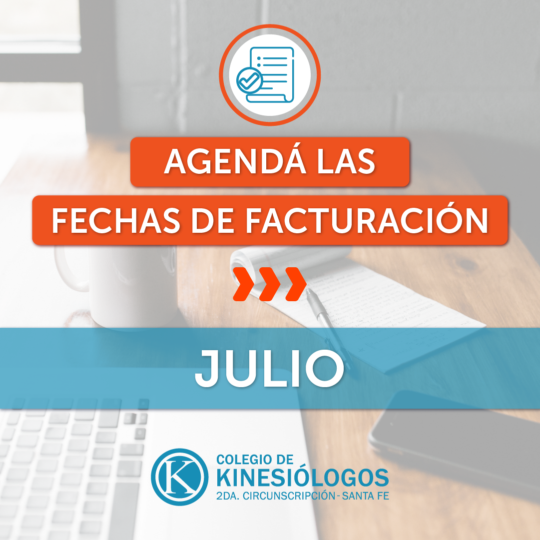 Entrega de facturación Julio
