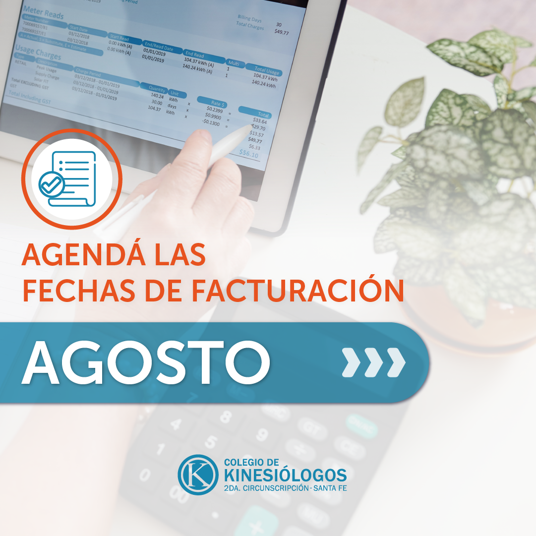Entrega de facturación Agosto