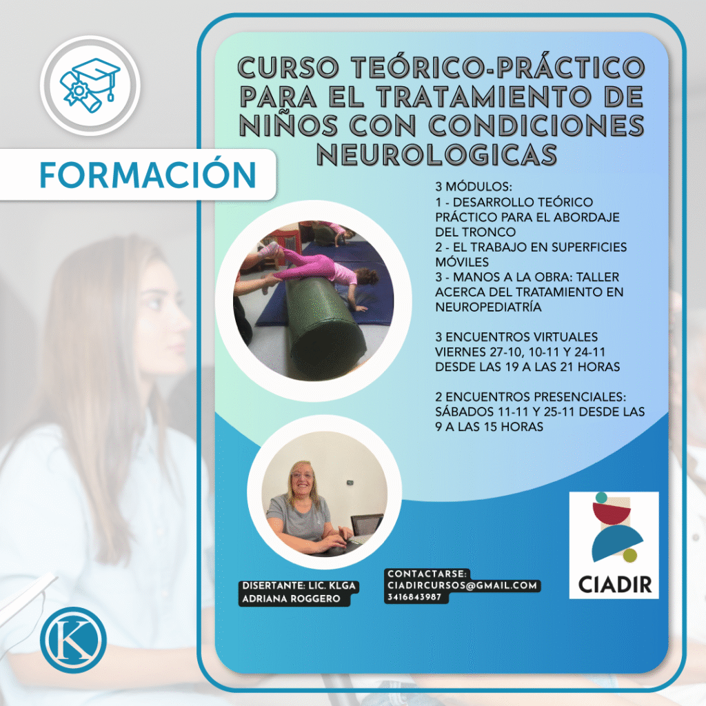 Curso teórico práctico para el tratamiento de niños con condiciones neurológicas