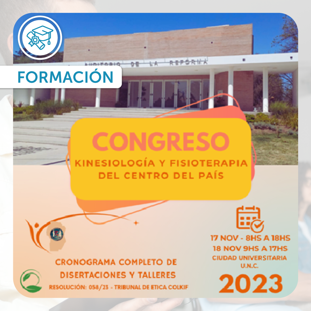 Congreso Kinesiología y Fisioterapia del Centro del País