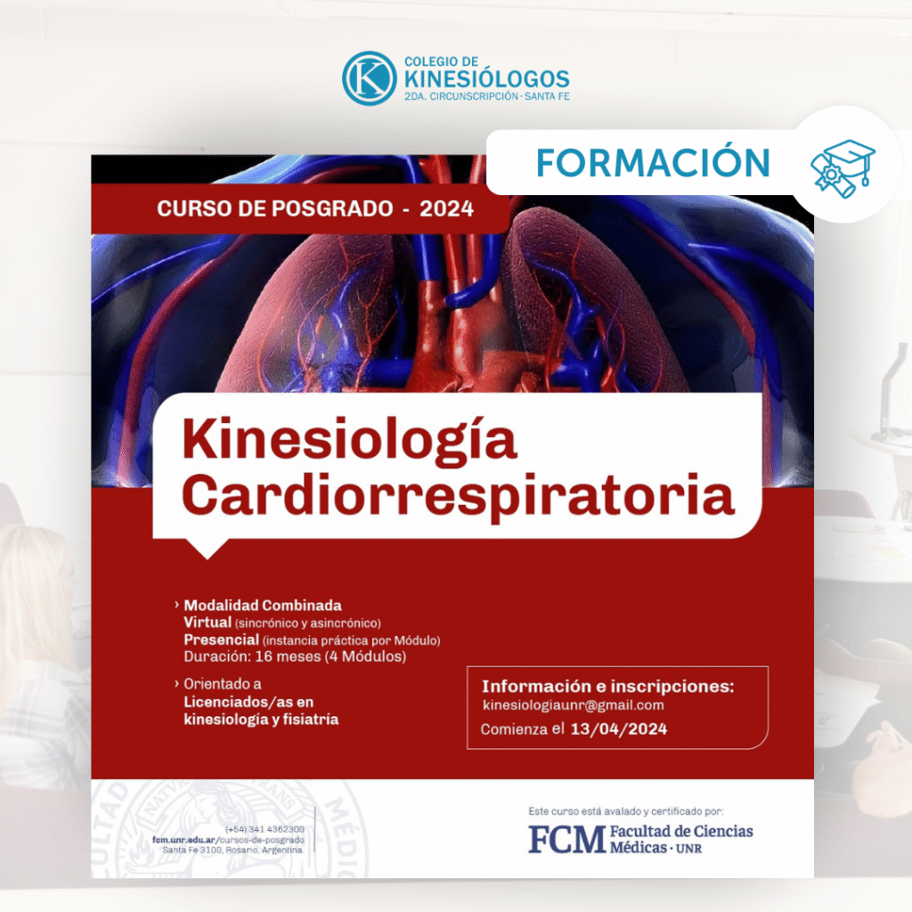 Curso de posgrado: Kinesiología Cardiorrespiratoria