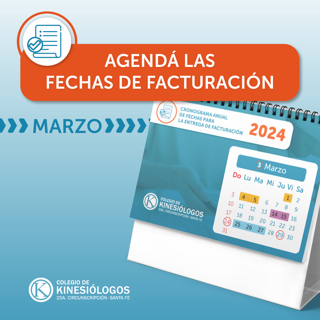 Entrega de facturación marzo