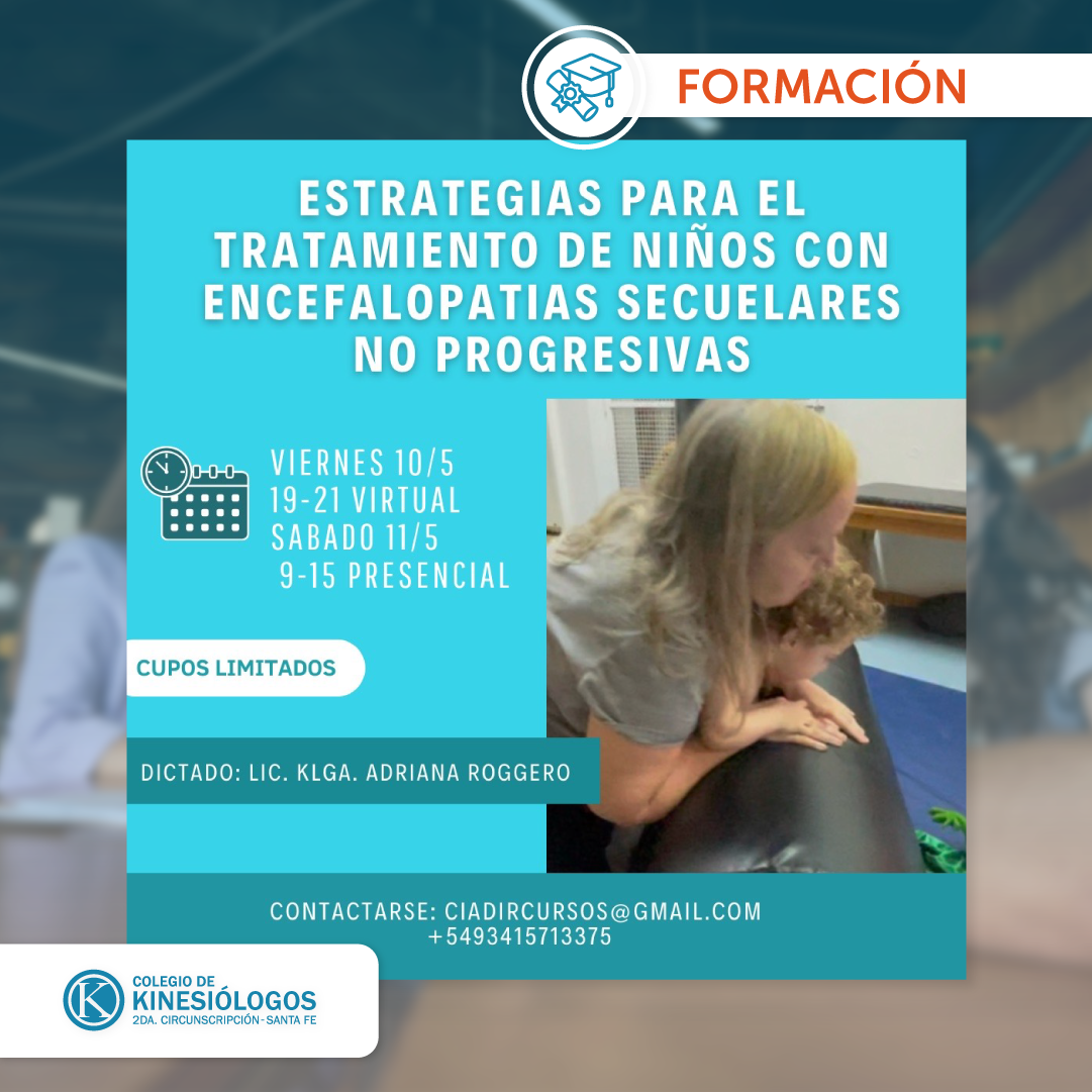 Curso estrategias para el tratamiento de niños con encefalopatías secuelares no progresivas