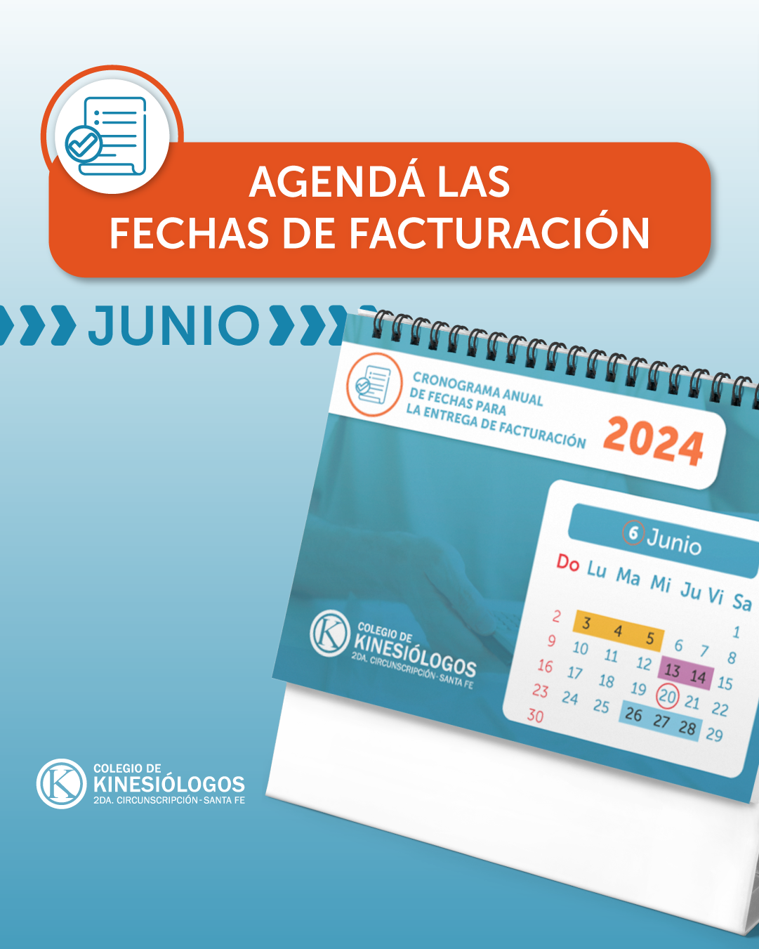 Entrega de facturación junio