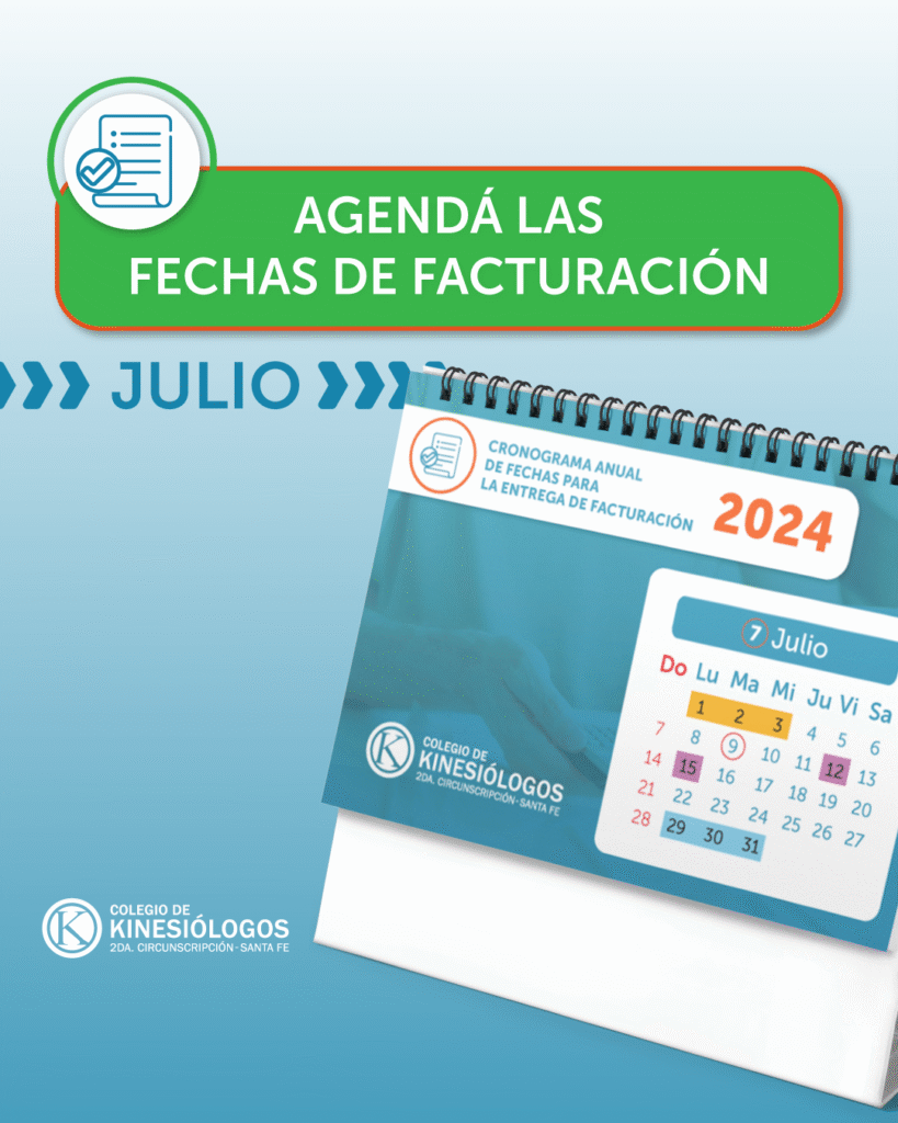 Entrega de facturación julio
