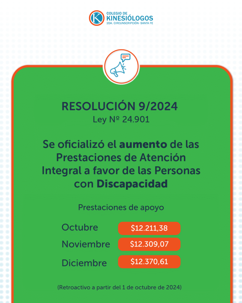 Aumento de las Prestaciones de Atención Integral a favor de las Personas con Discapacidad