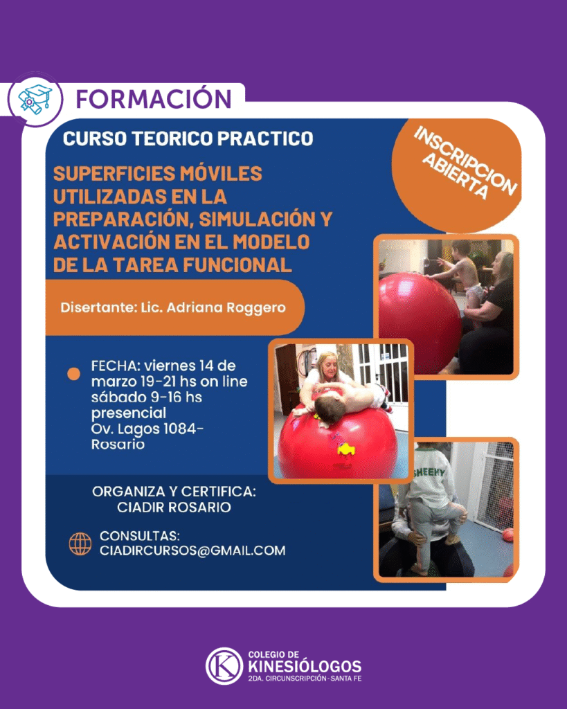 Curso: Superficies Móviles en la Preparación, Simulación y Activación en el Modelo de la Tarea Funcional.