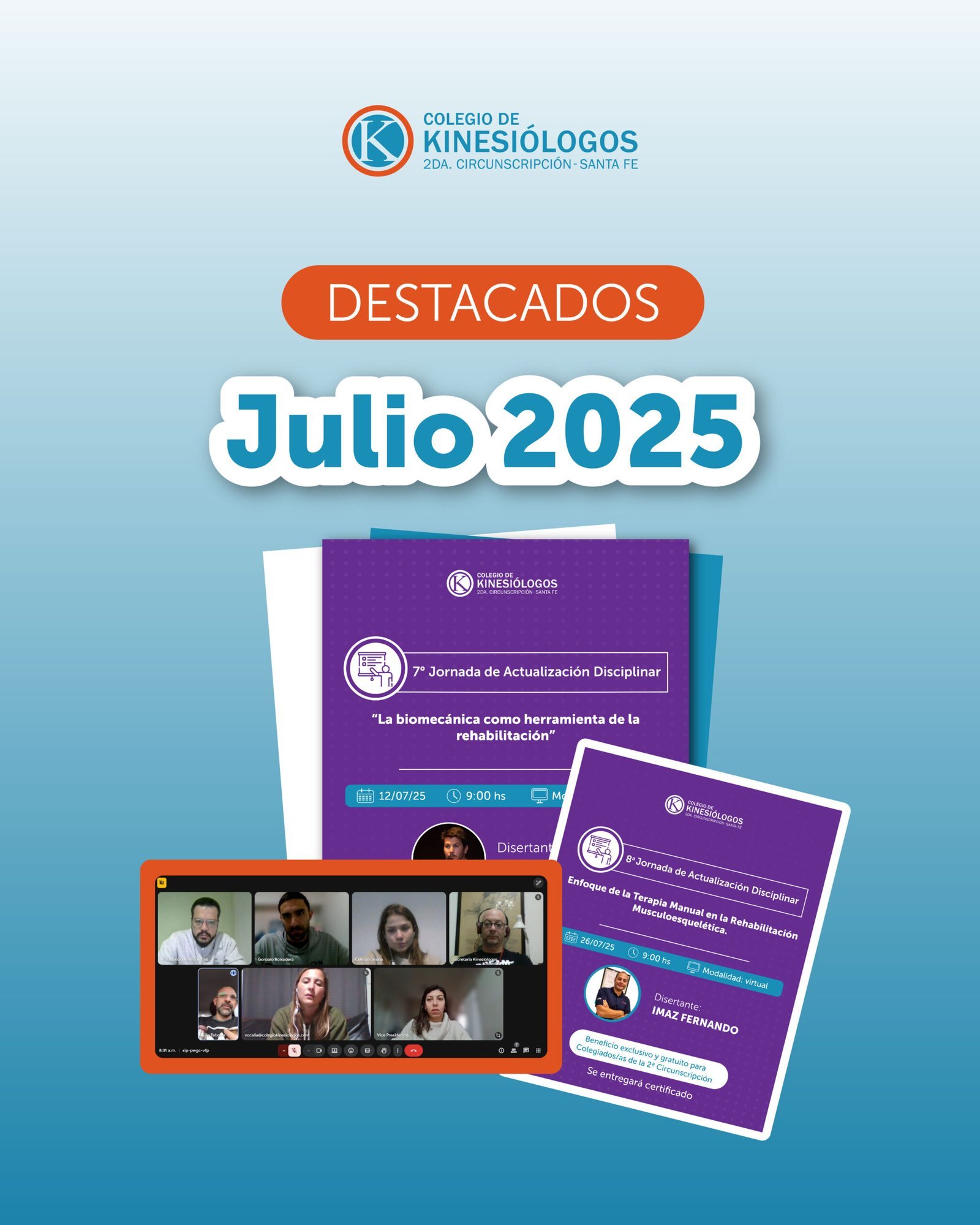 Actividades destacadas en julio