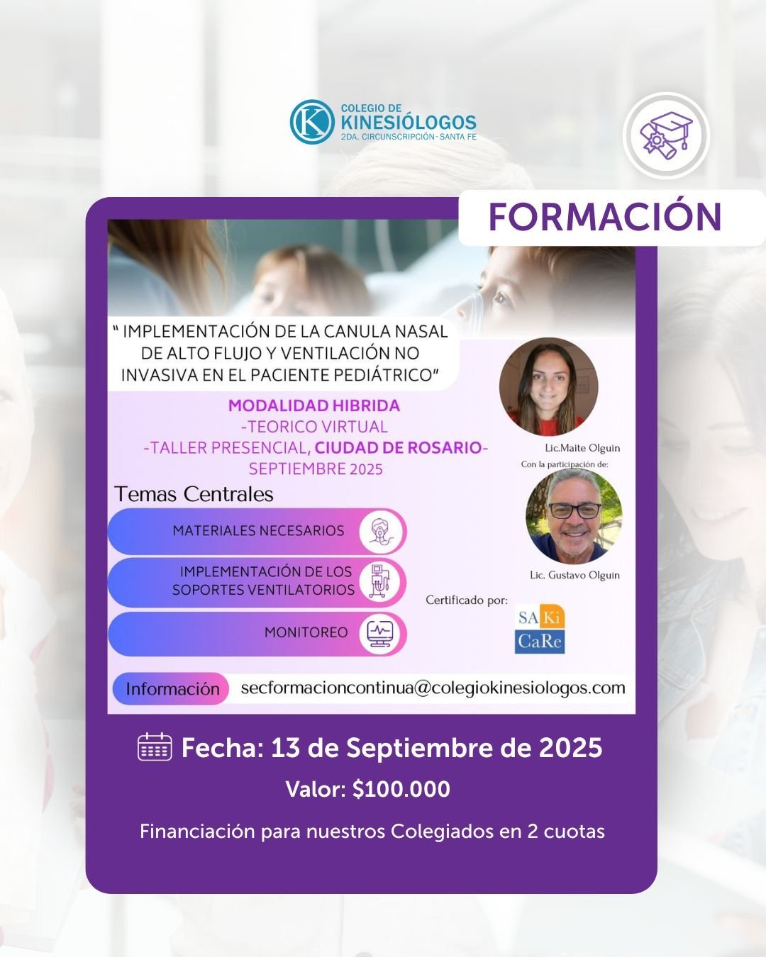 Formación Certificada por SAKiCaRe