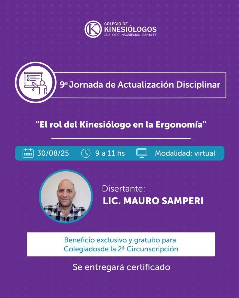9ª Jornada de Actualización Disciplinar