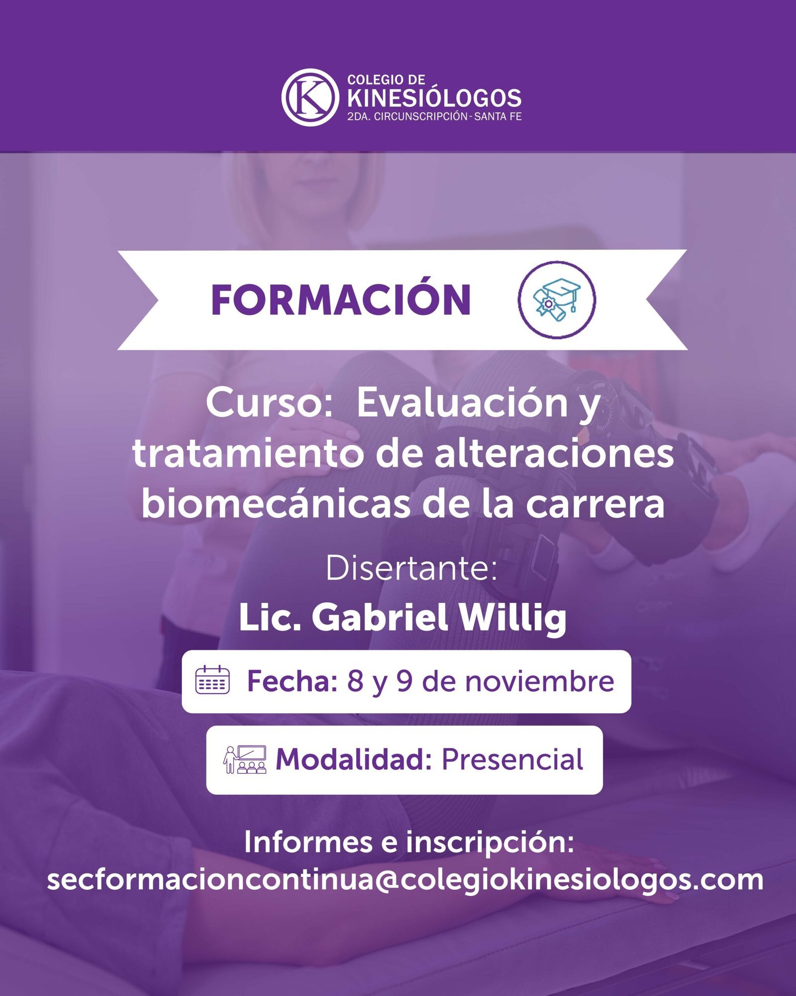 Curso: Evaluación y tratamiento de alteraciones biomecánicas de la carrera.