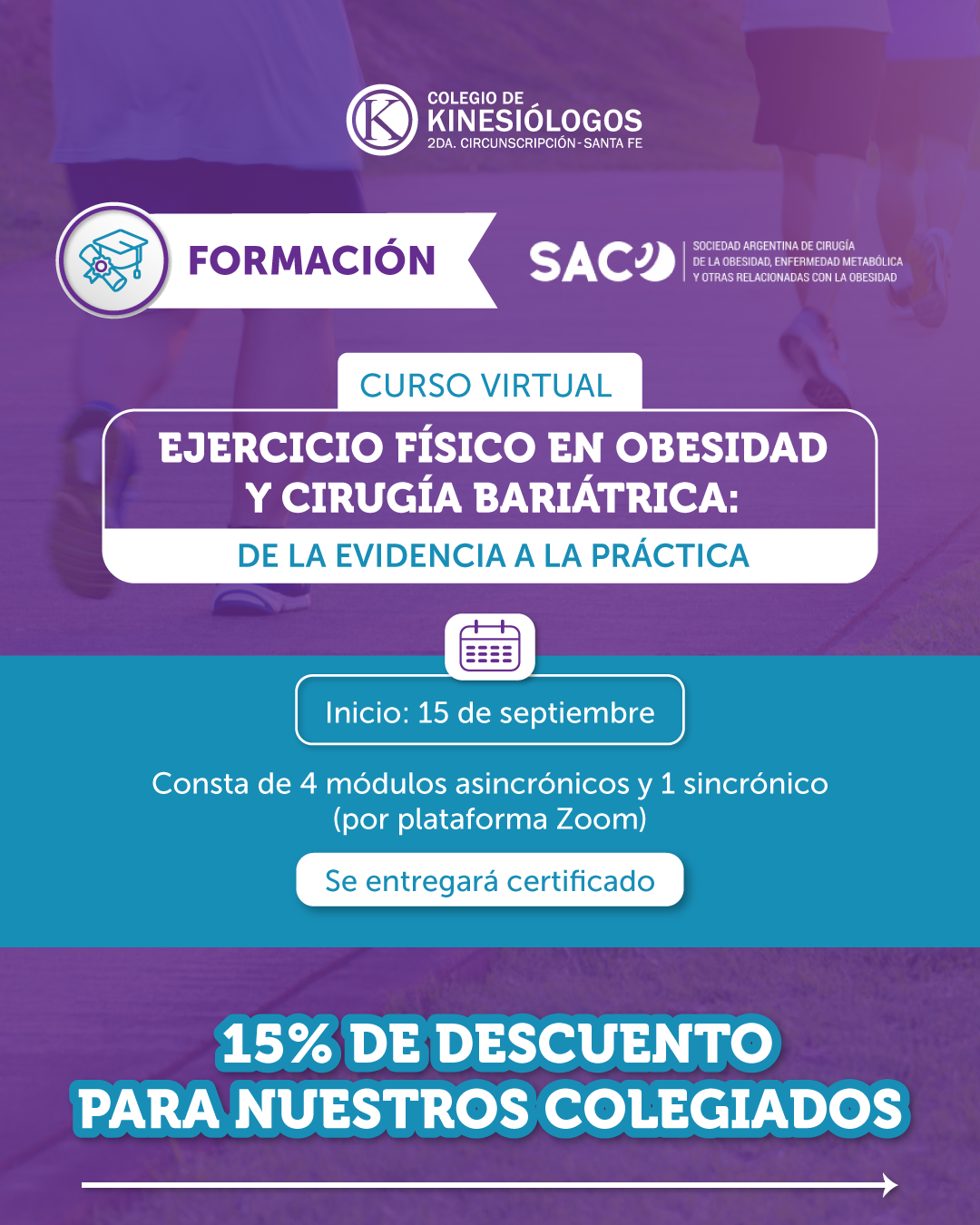 Curso: Ejercicio físico en obesidad y cirugía bariátrica: de la evidencia a la práctica