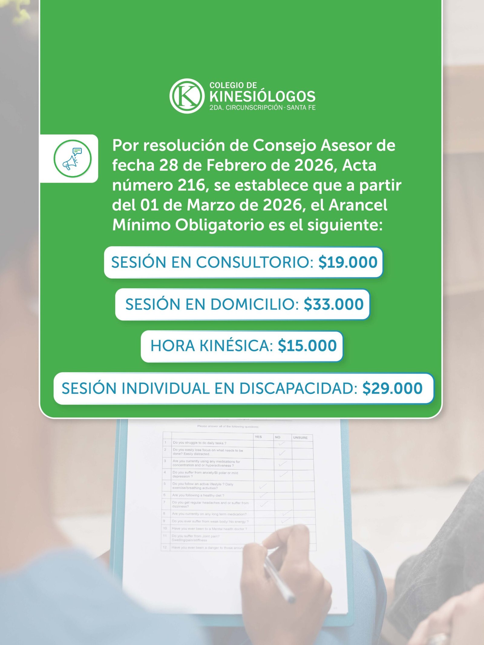 Aumento Arancel Ético