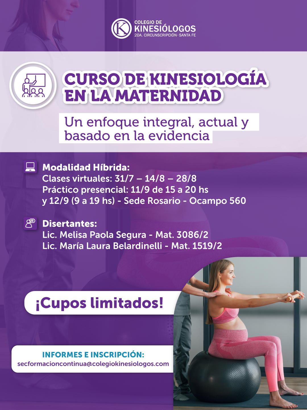 Formación Kinesiología en la Maternidad: Un enfoque integral, actual y basado en la evidencia.