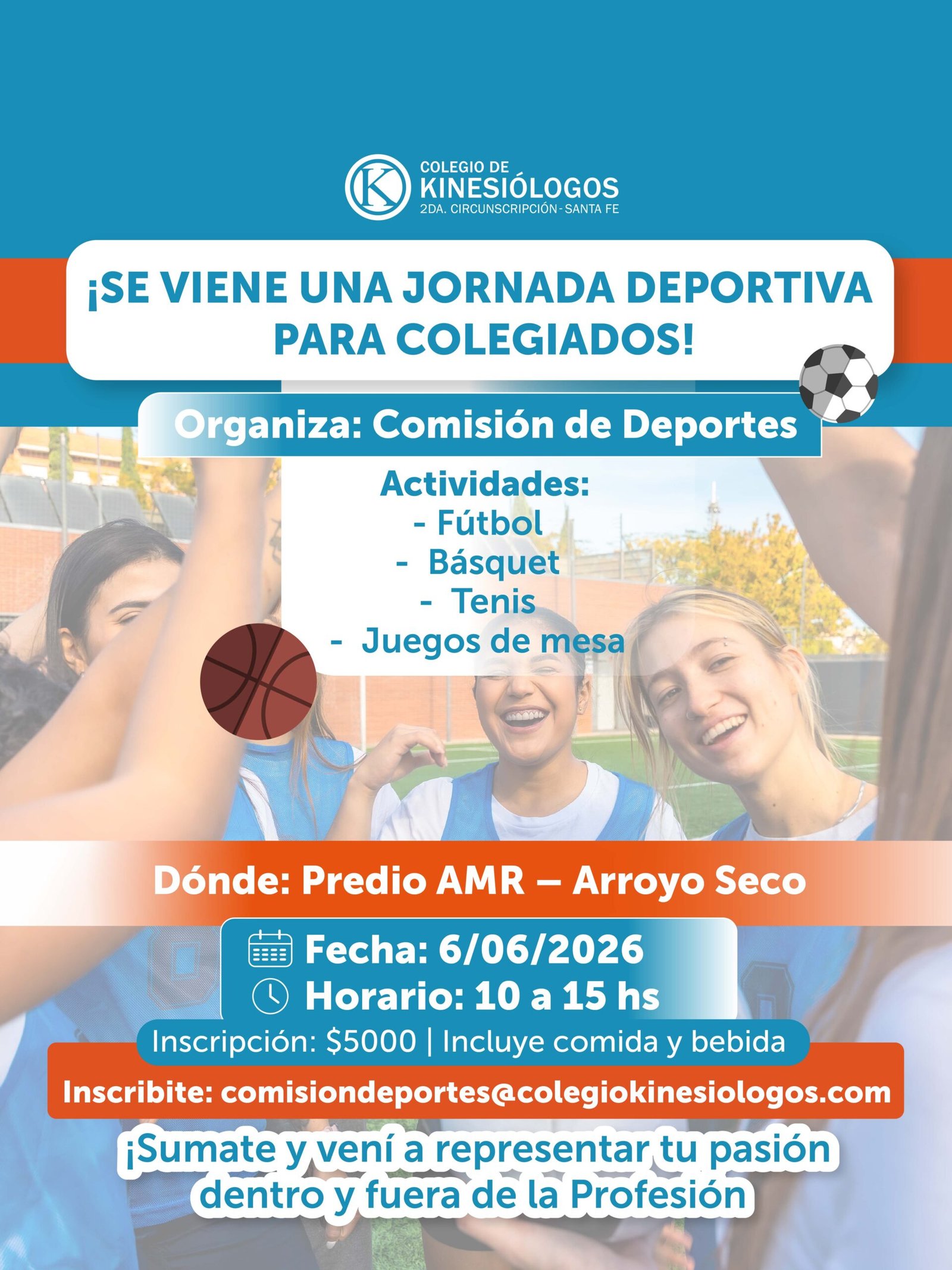 Jornada Deportiva para Colegiados!