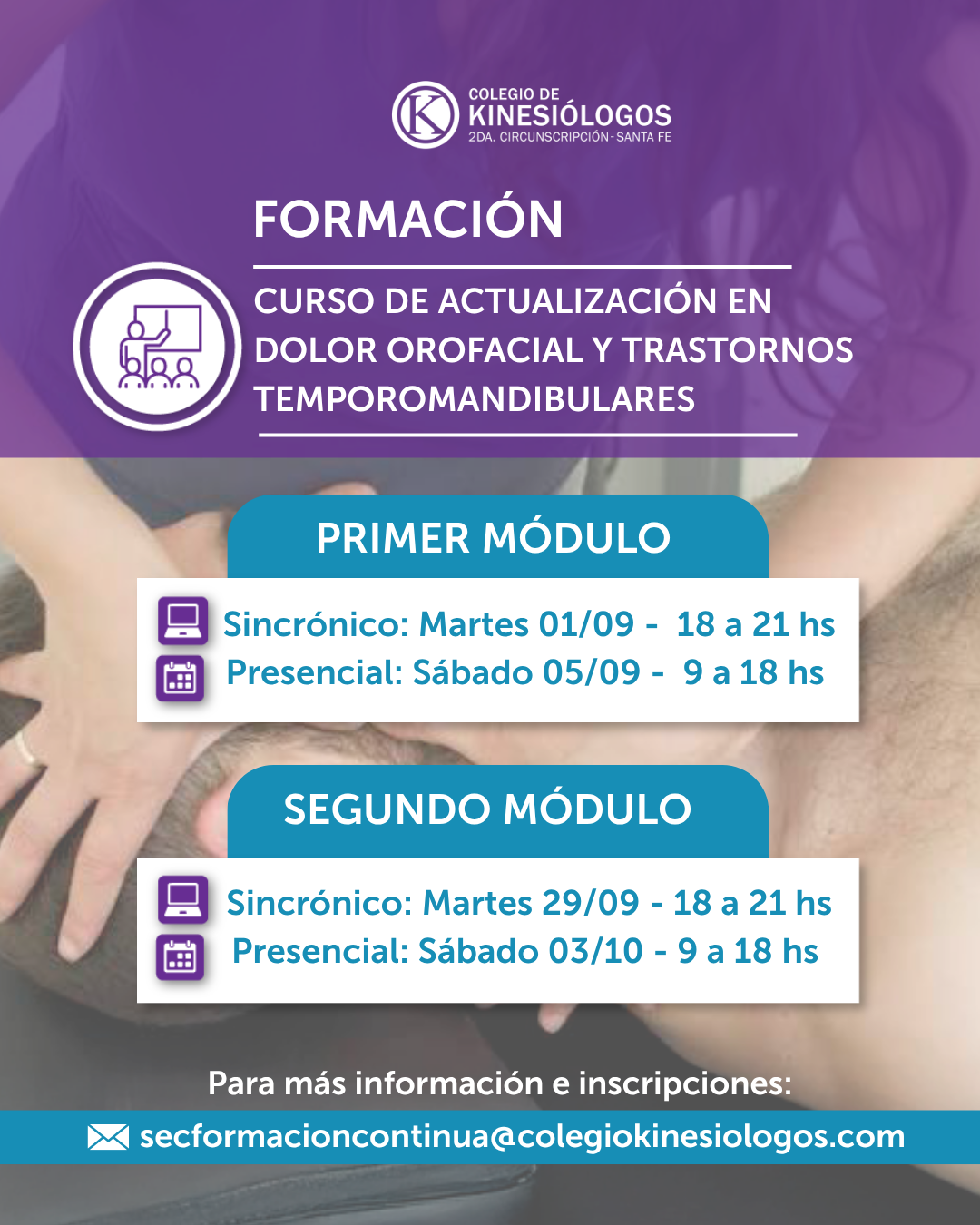 Curso de actualización en Dolor orofacial y trastornos temporomandibulares